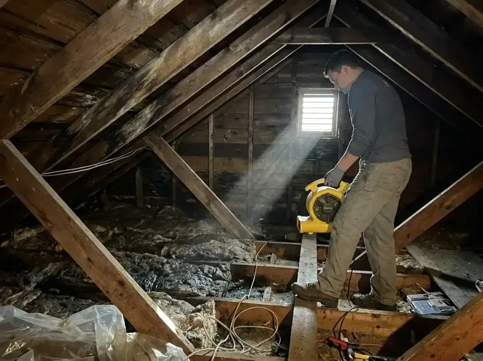 attic-water-damage-drying-proc-007 — frequently asked questions, Emergency Water Extraction & 24/7 Flood Response in Macedon…